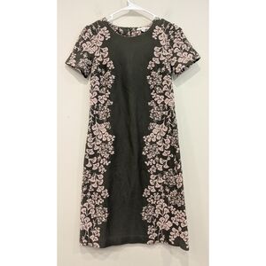 Boden Green Ponte Short Sleeve Dress Size 2R